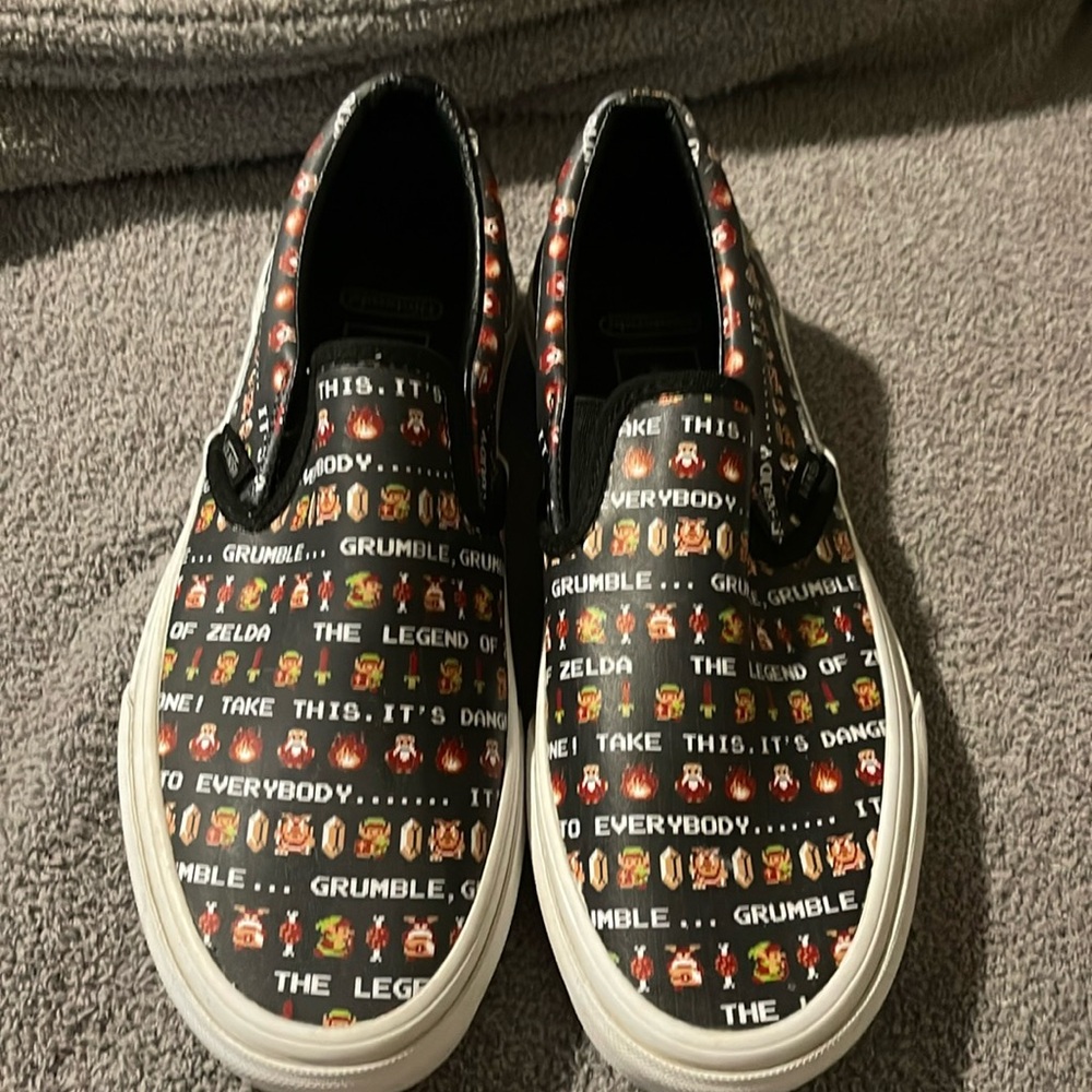 Zelda Vans! Men's 5.5/Ladies 7